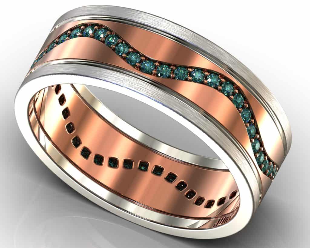 Rose Gold Verne Ring