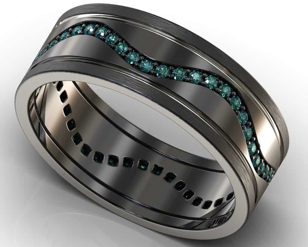 Black Gold Verne Ring