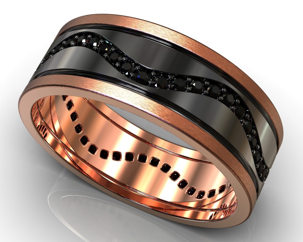 Rose Gold Verne Ring