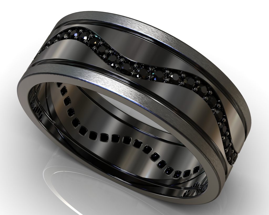Black Gold Verne Ring
