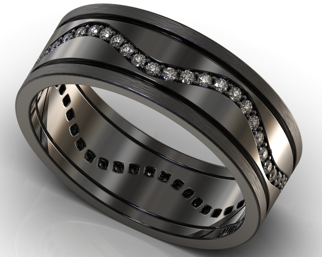Black Gold Verne Ring