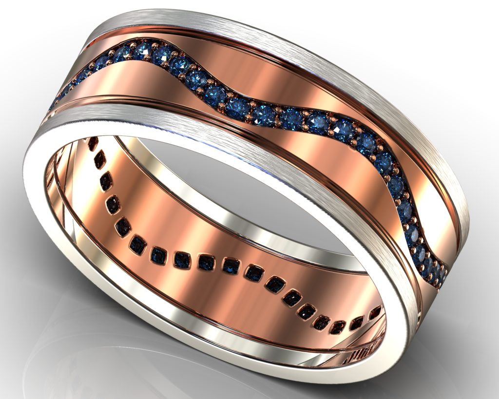 Rose Gold Verne Ring
