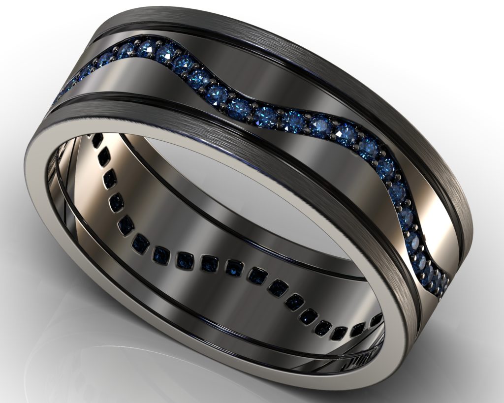 Black Gold Verne Ring