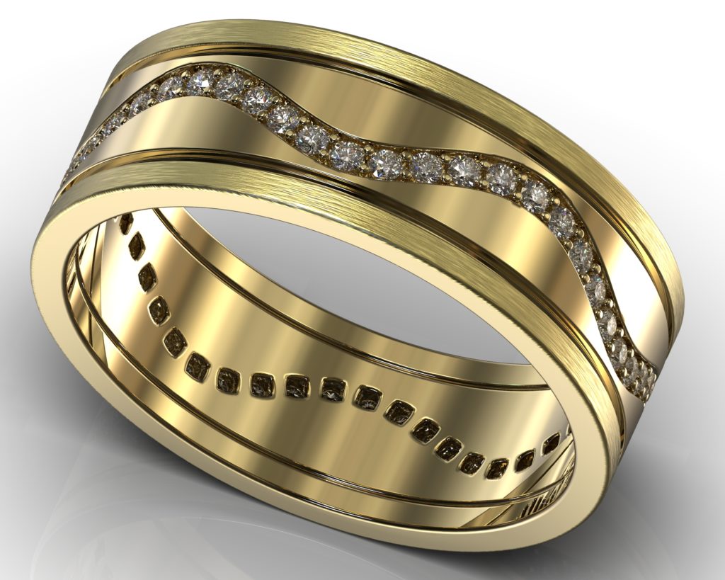 Yellow Gold Verne Ring