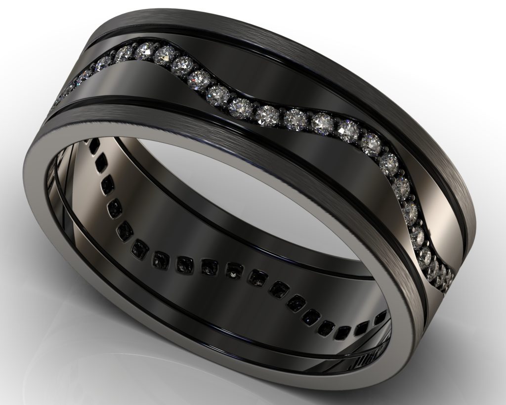 Black Gold Verne Ring