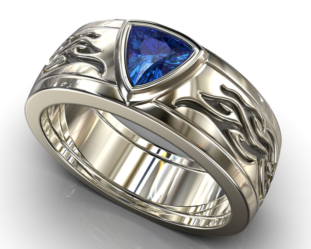 White Gold Socrates Ring