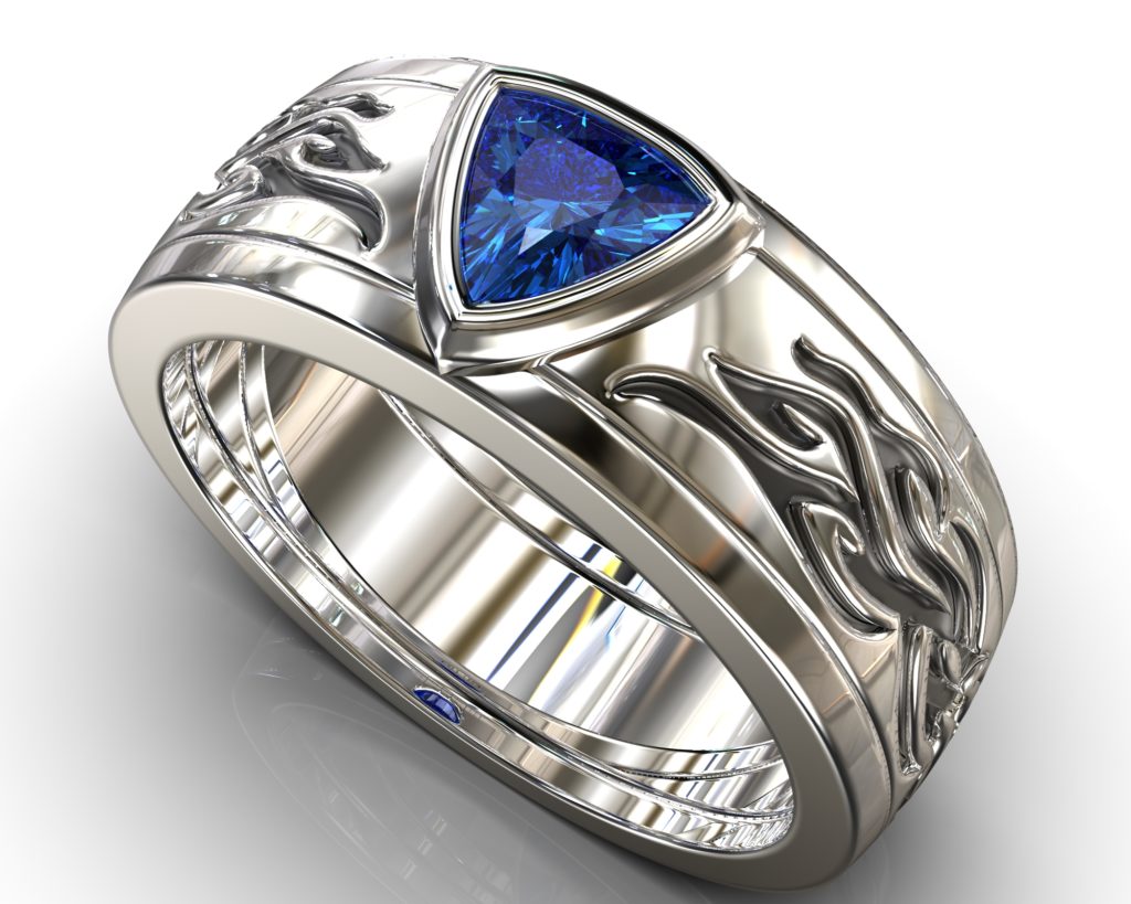 Platinum Socrates Ring
