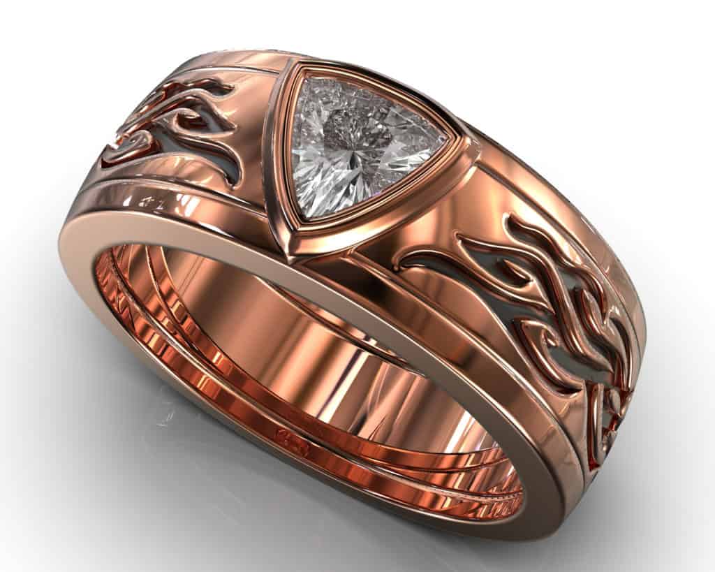 Rose Gold Socrates Ring