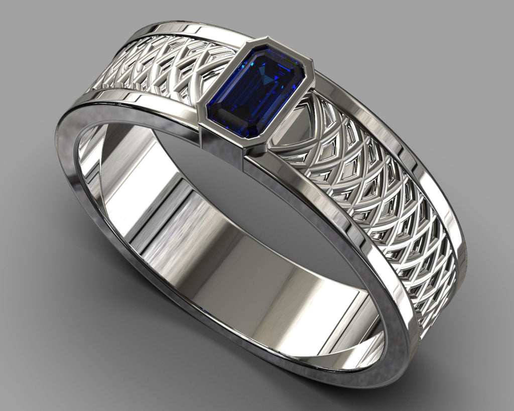 Platinum Thoreau Ring