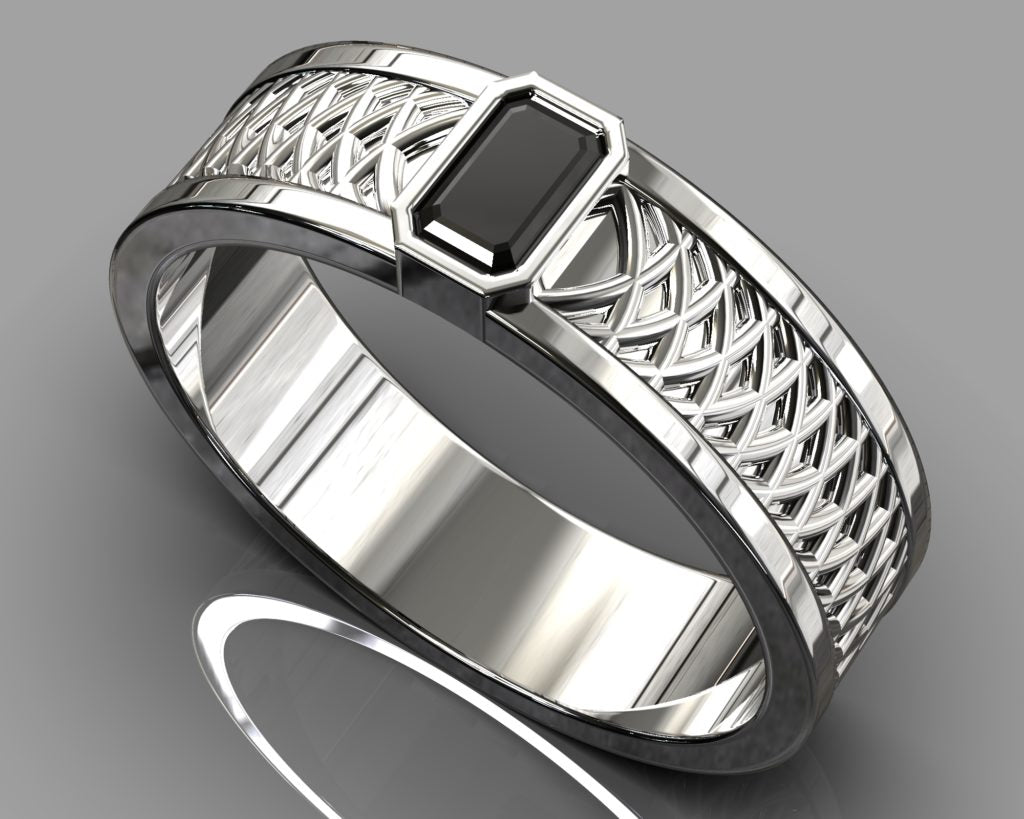 Platinum Thoreau Ring