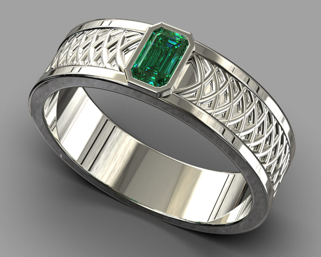 White Gold Thoreau Ring
