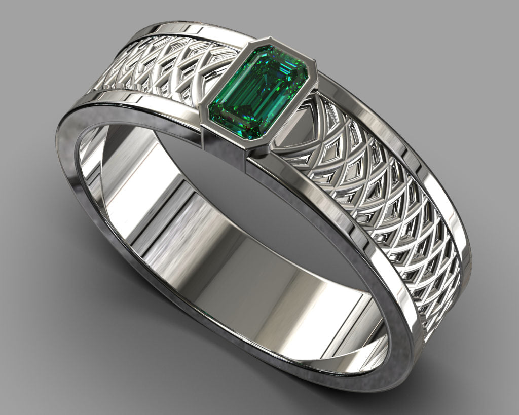 Platinum Thoreau Ring