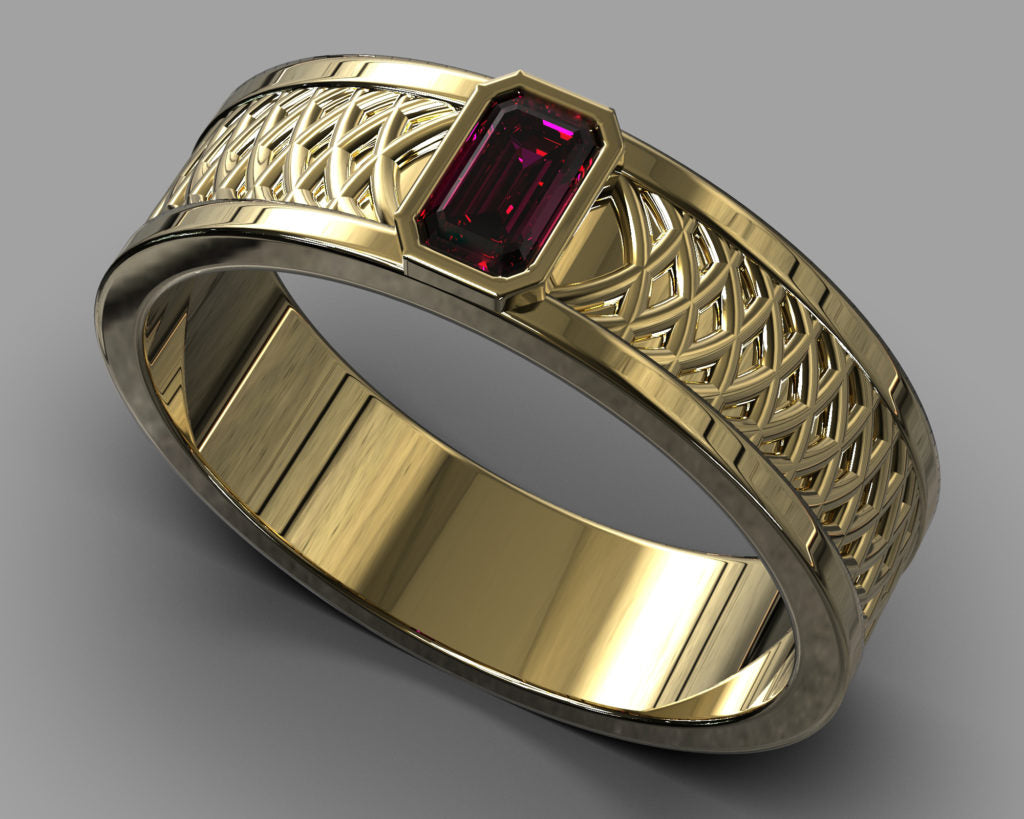 Yellow Gold Thoreau Ring