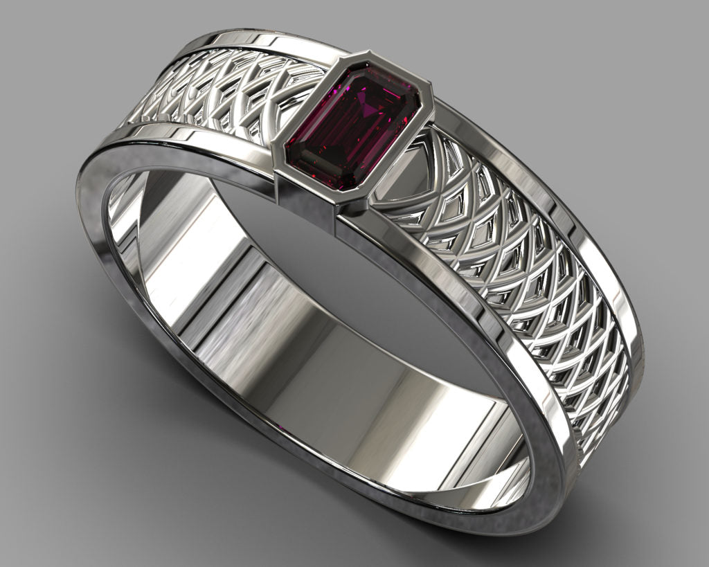 Platinum Thoreau Ring