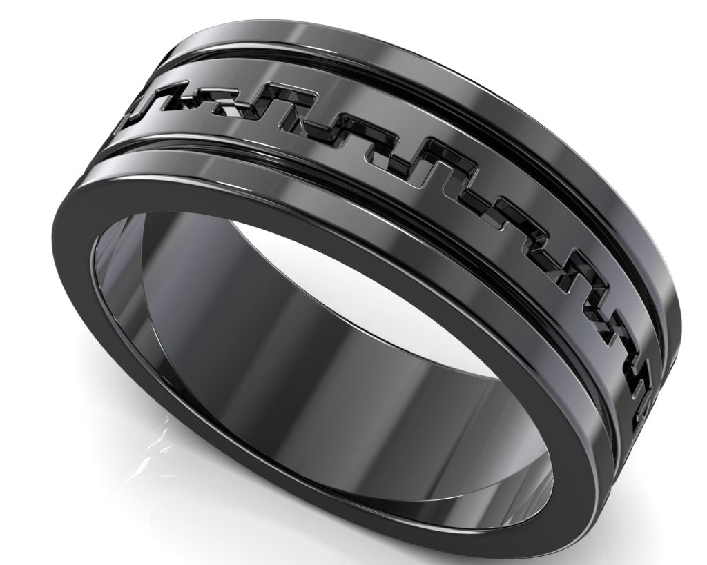 Black Gold Bach Ring