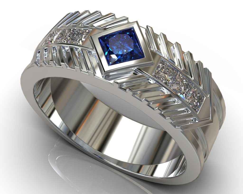 White Gold Waldo Ring