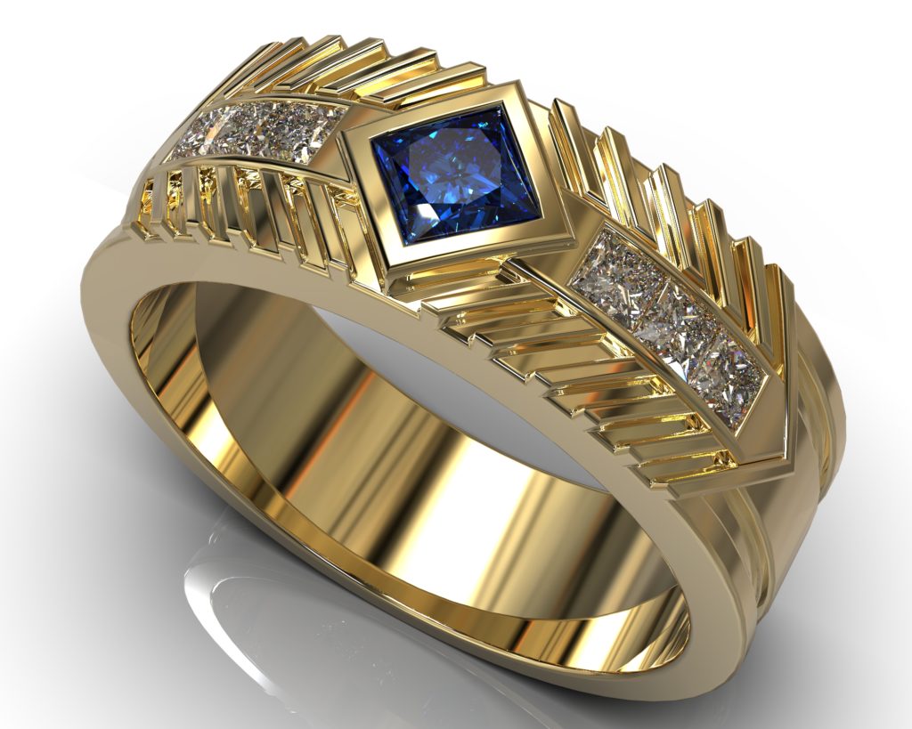 Yellow Gold Waldo Ring