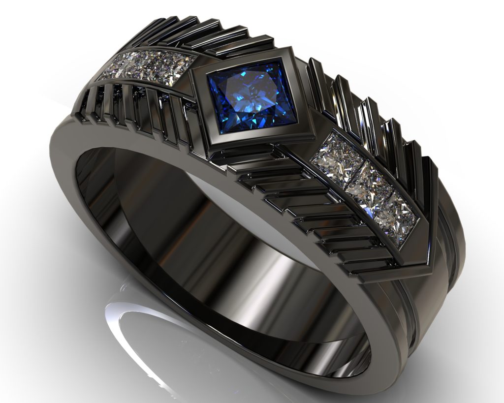 Black Gold Waldo Ring