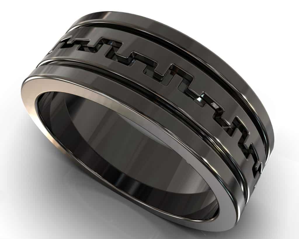 Black Gold Bach Ring