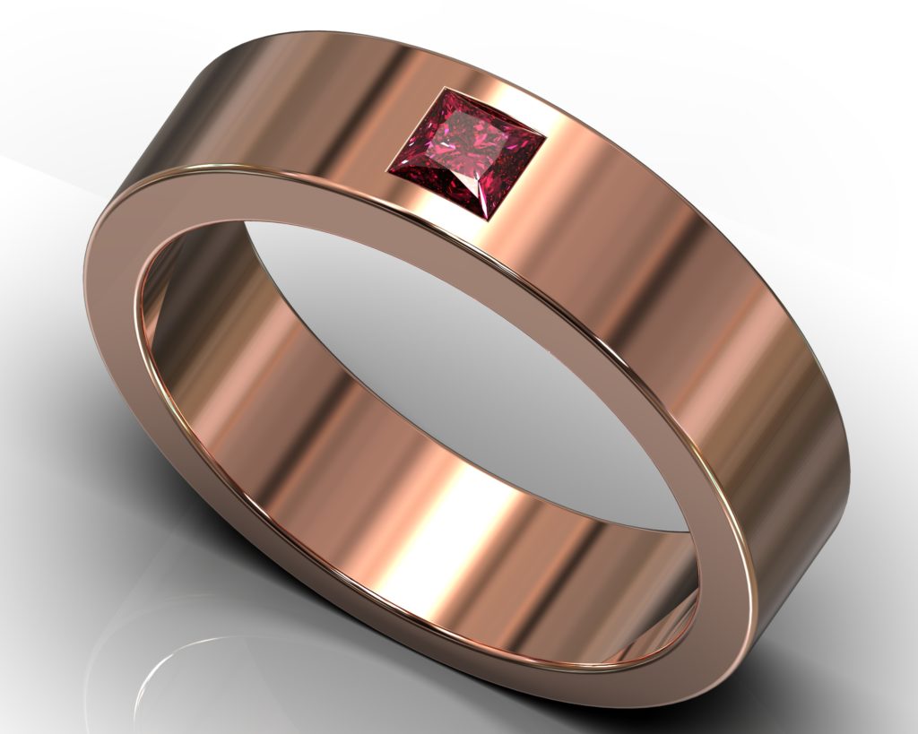 Rose Gold Goethe Ring
