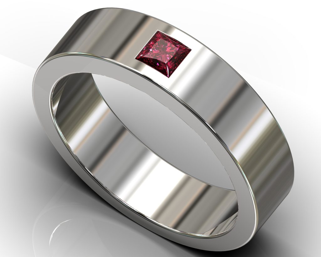 Platinum Goethe Ring
