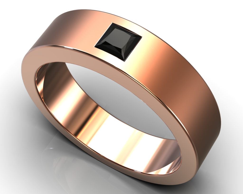 Rose Gold Goethe Ring