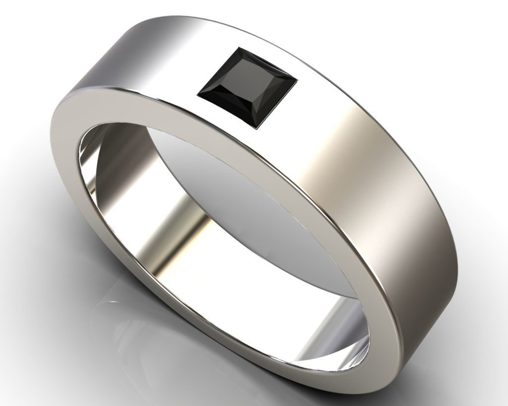 Platinum Goethe Ring