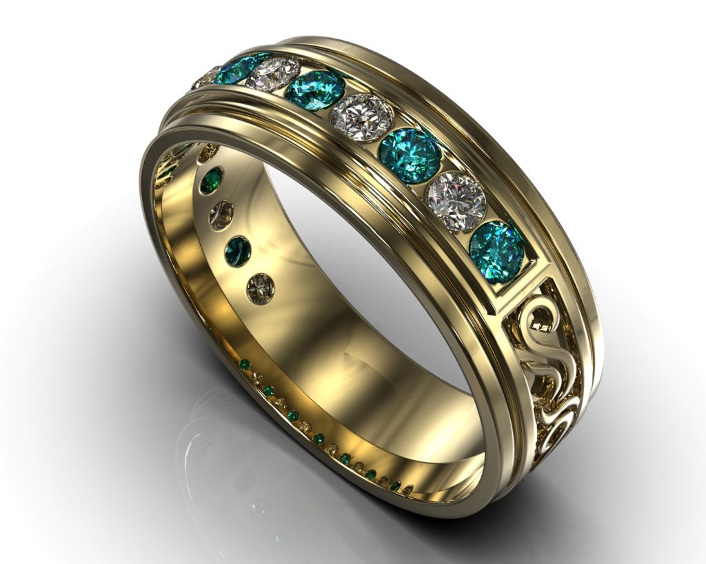 Yellow Gold Saladin Ring