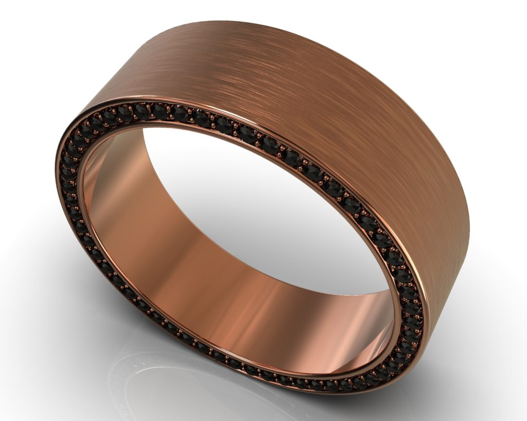 Rose Gold Twain Ring