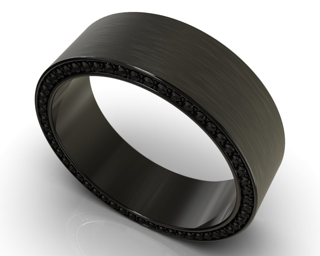 Black Gold Twain Ring