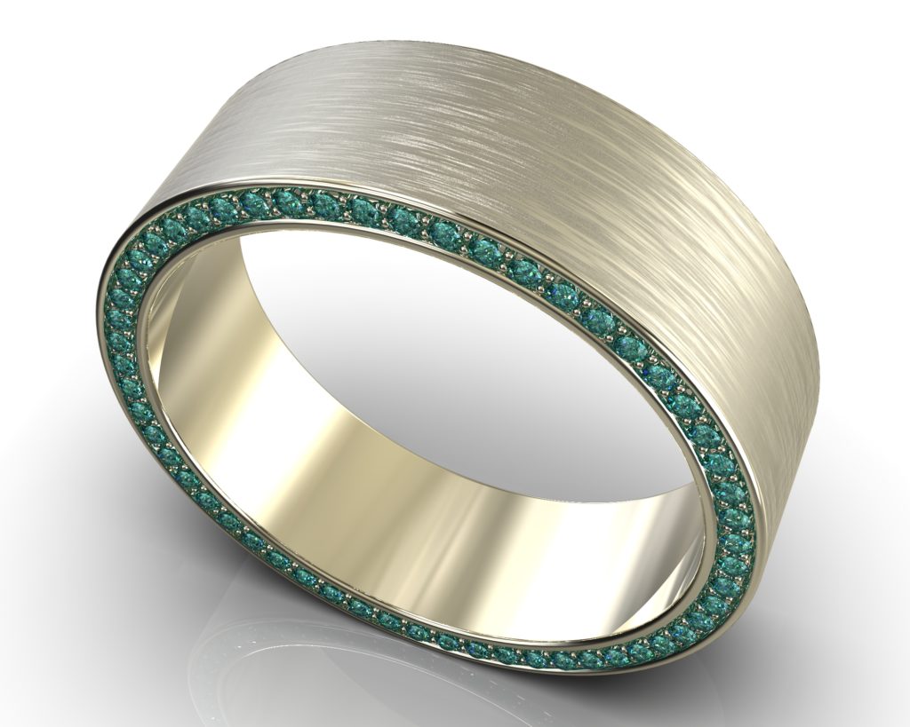 White Gold Twain Ring