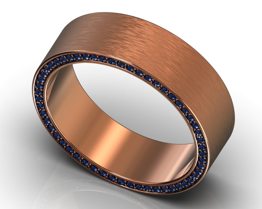 Rose Gold Twain Ring