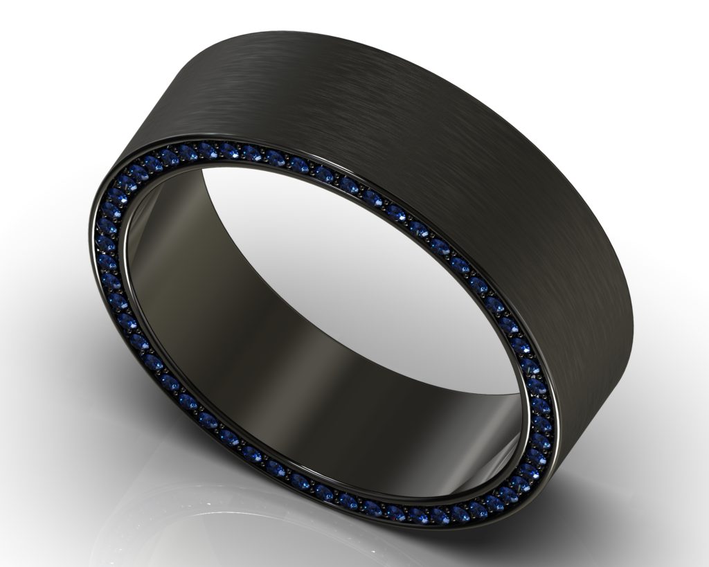 Black Gold Twain Ring