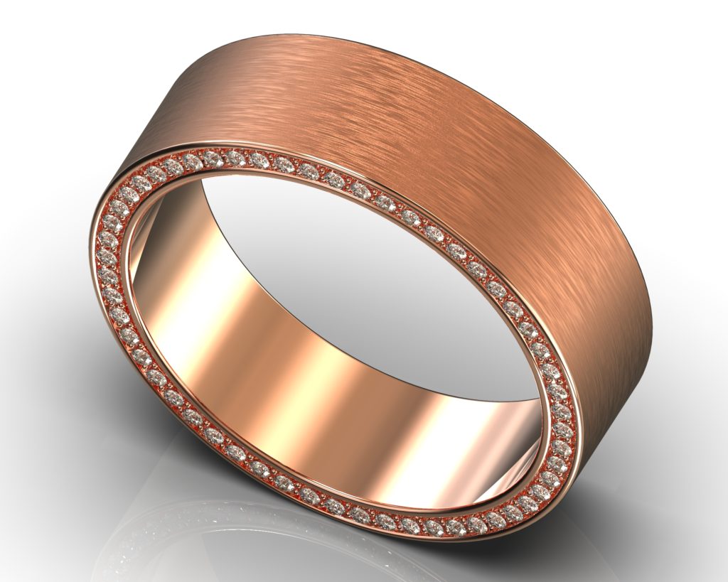 Rose Gold Twain Ring