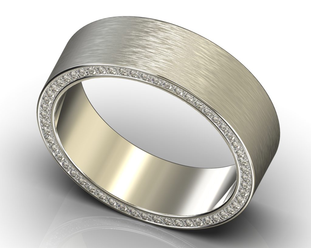 White Gold Twain Ring