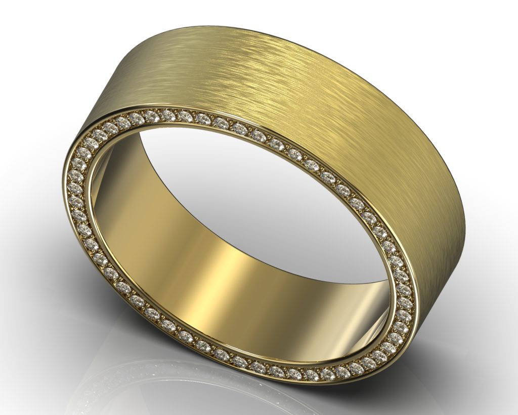 Yellow Gold Twain Ring
