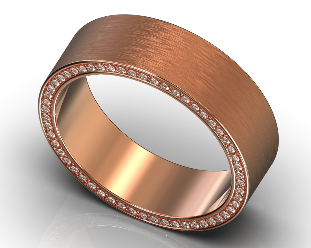 Rose Gold Twain Ring