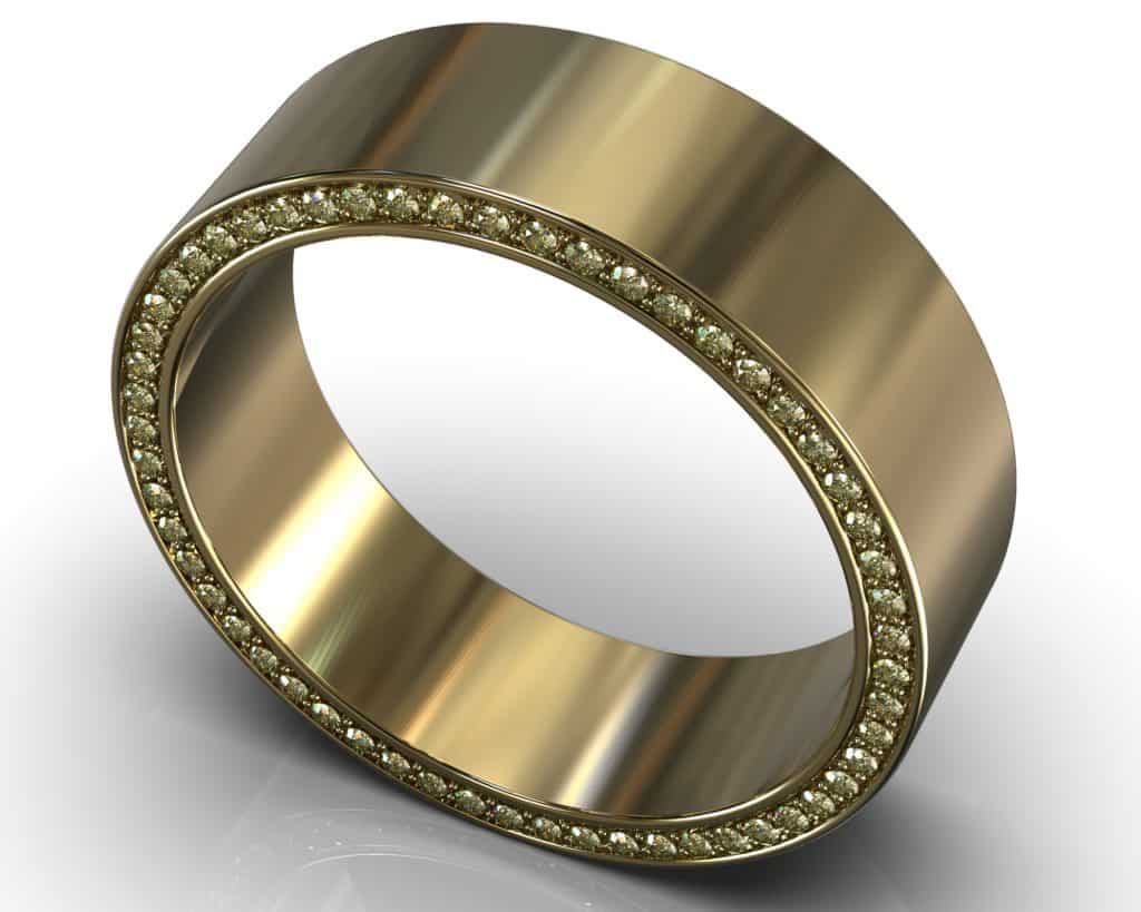 Yellow Gold Twain Ring