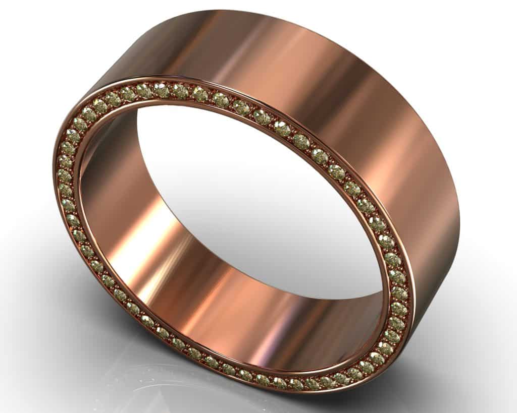 Rose Gold Twain Ring