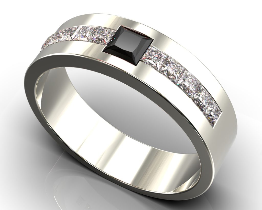 White Gold Roebling Ring