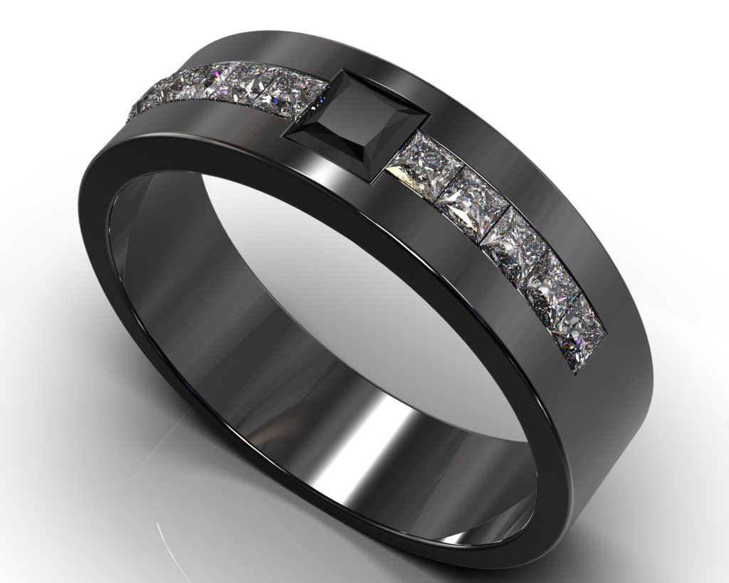 Black Gold Roebling Ring