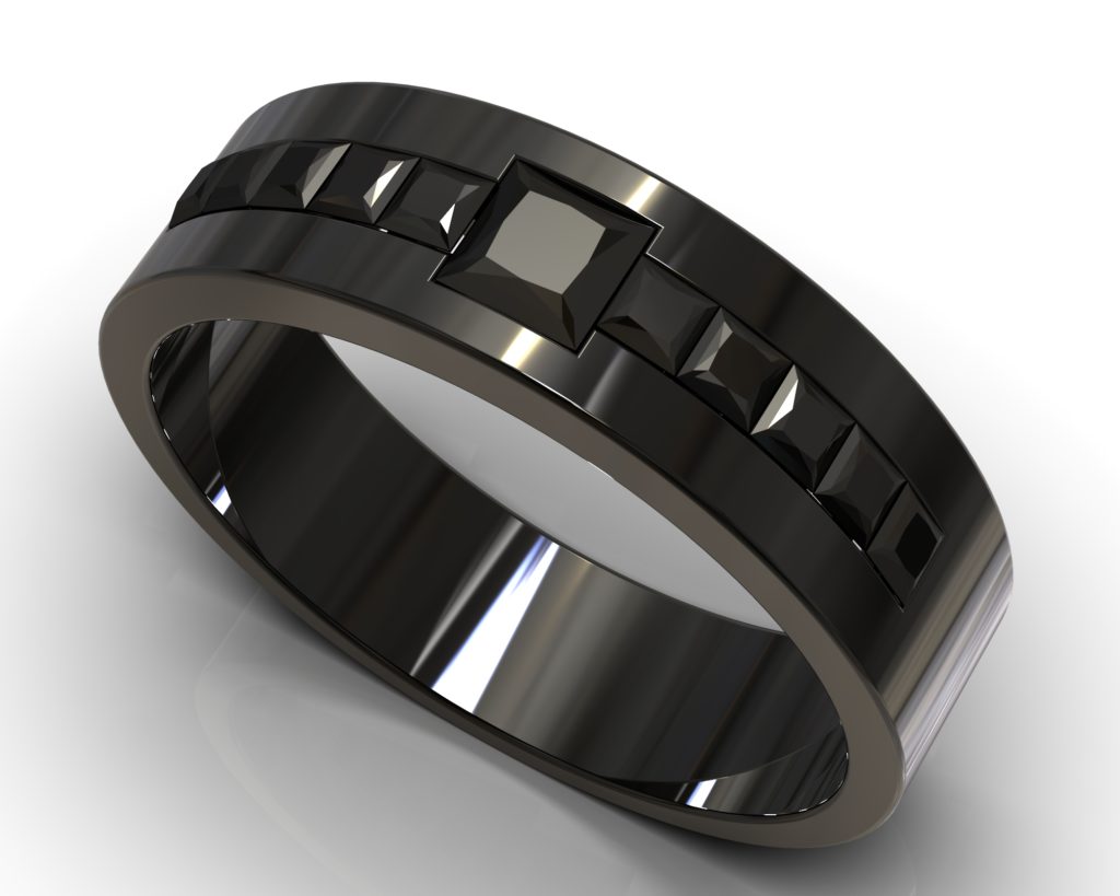 Black Gold Roebling Ring