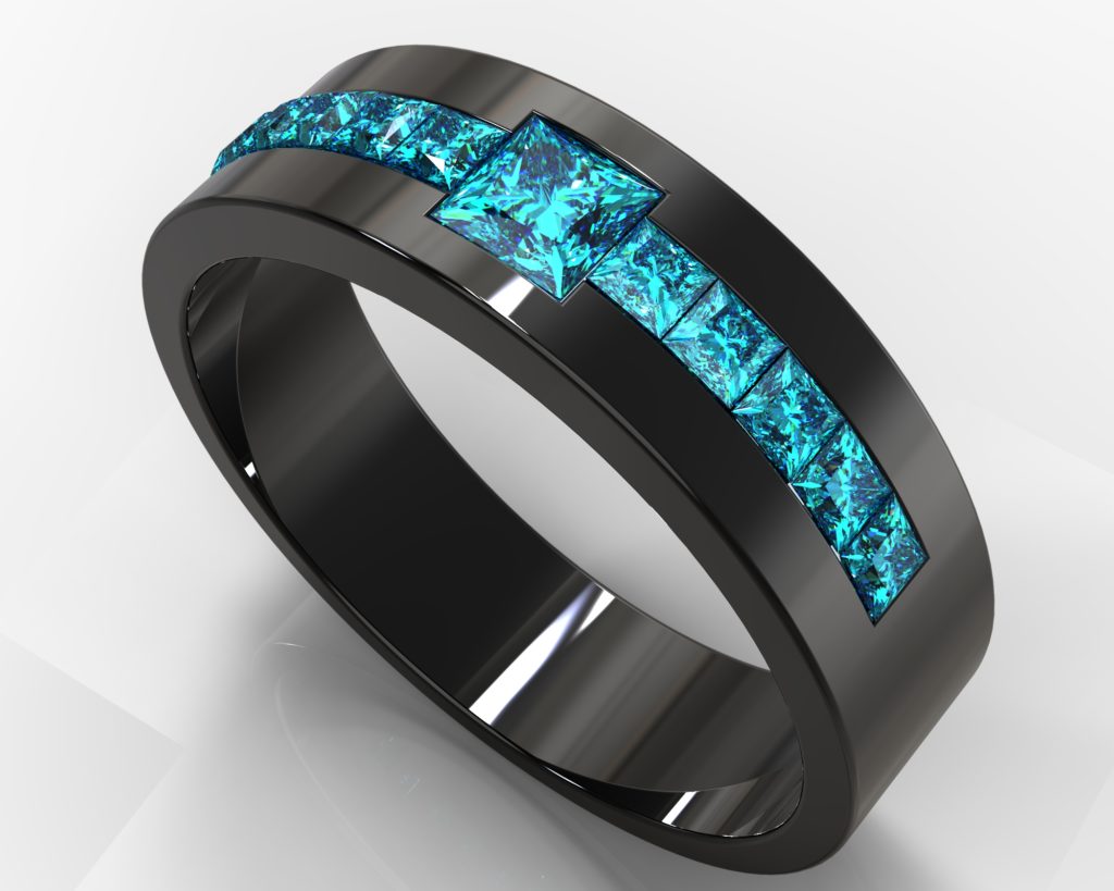 Black Gold Roebling Ring