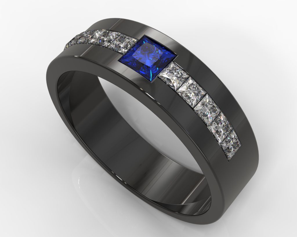 Black Gold Roebling Ring