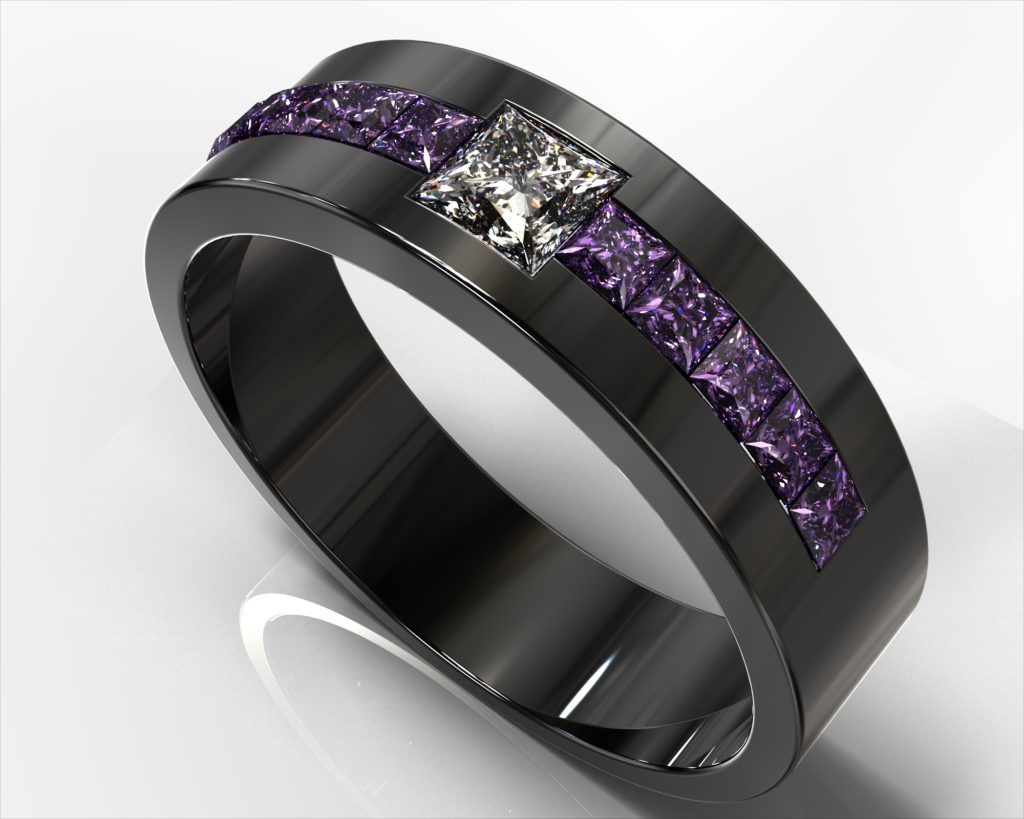 Black Gold Roebling Ring