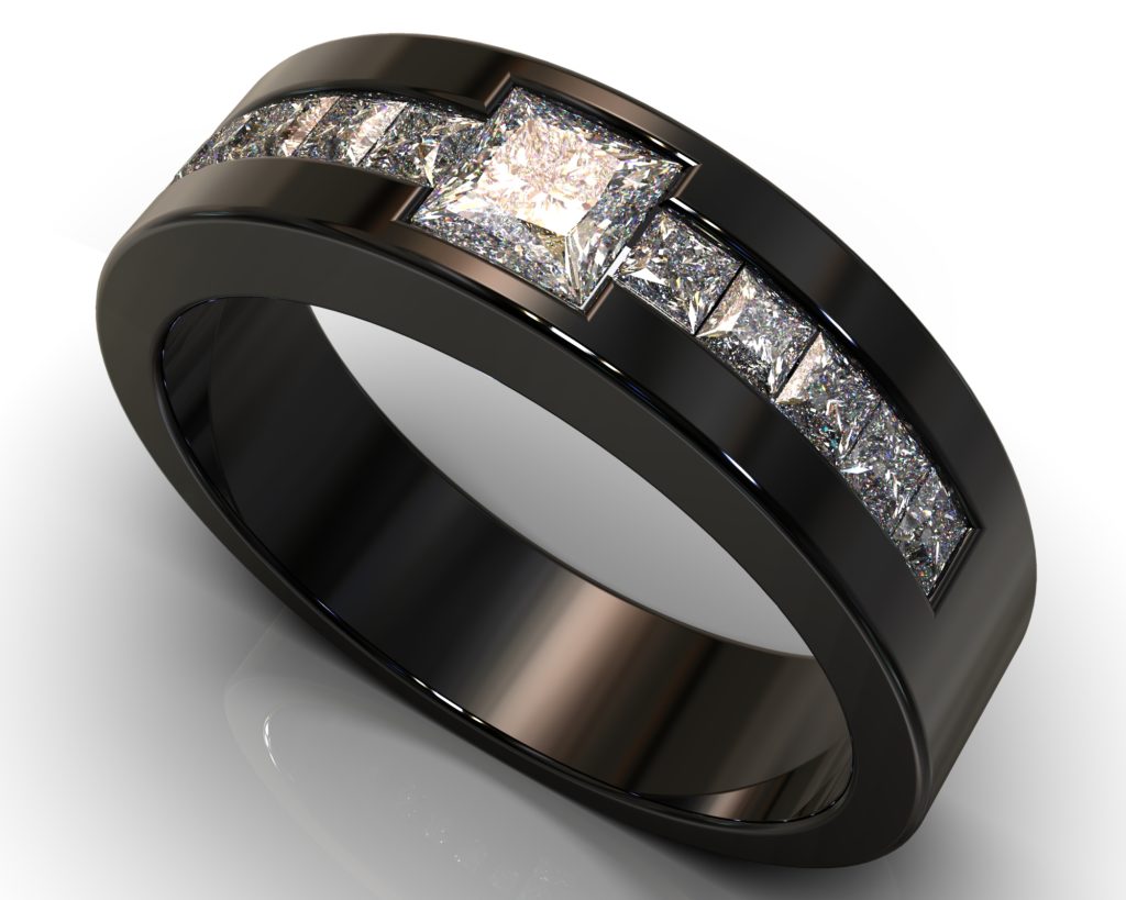 Black Gold Roebling Ring