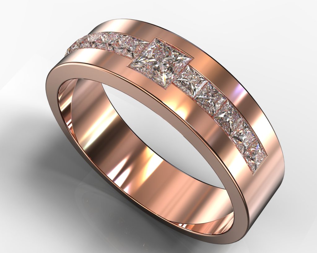 Rose Gold Roebling Ring