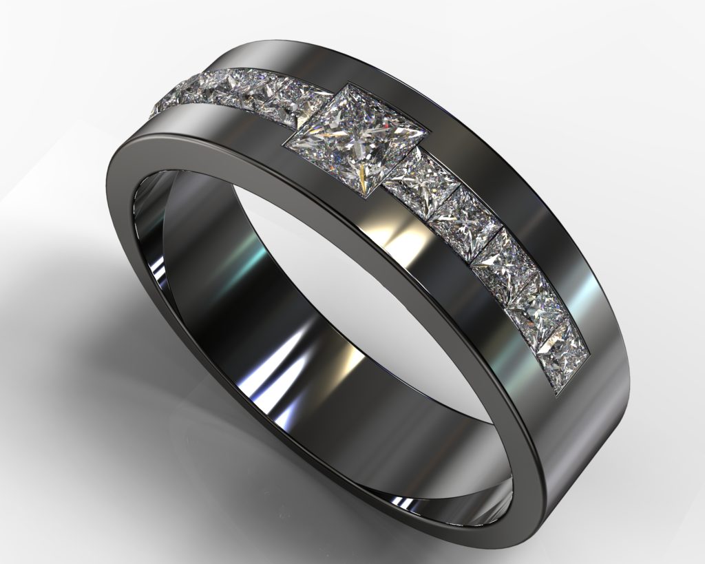 Black Gold Roebling Ring