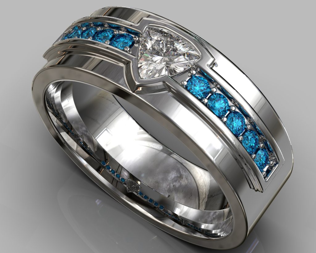 Platinum Dostoevsky Ring
