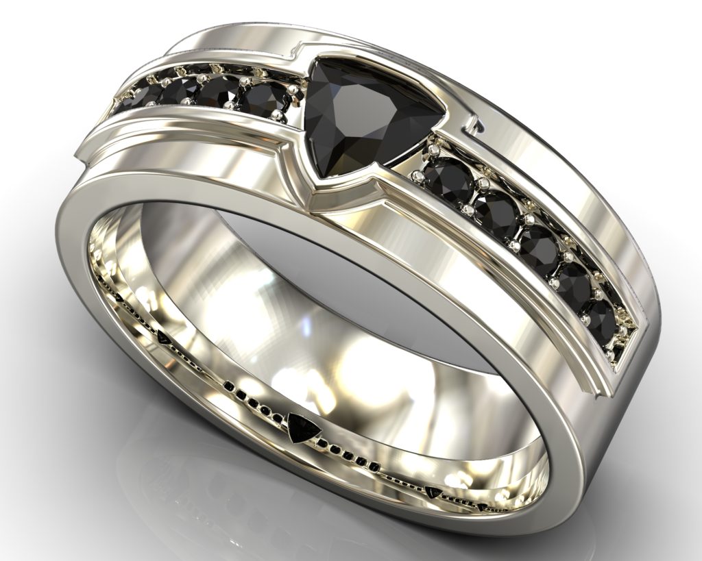 White Gold Dostoevsky Ring